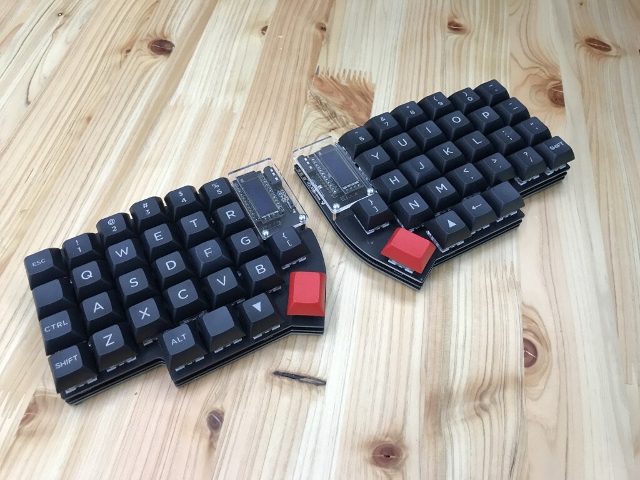 Lily58 Pro, built